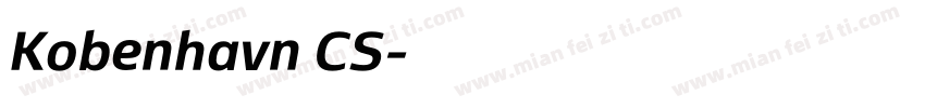 Kobenhavn CS字体转换